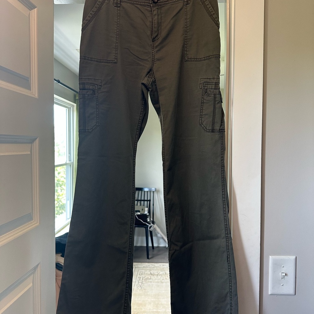 Merona Olive Green Cargo pocket Pants- 6